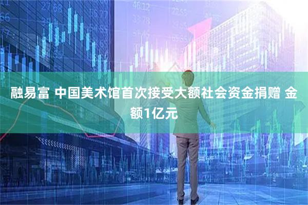 融易富 中国美术馆首次接受大额社会资金捐赠 金额1亿元