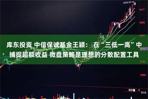 库东投资 中信保诚基金王颖： 在“三低一高”中捕捉超额收益 微盘策略是理想的分散配置工具